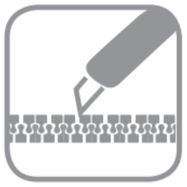 Double coil zipper tape