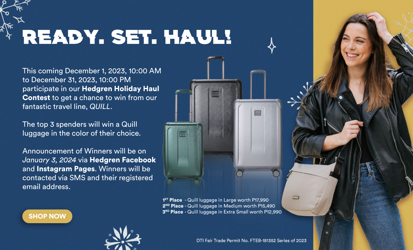 WIN A HEDGREN LUGGAGE